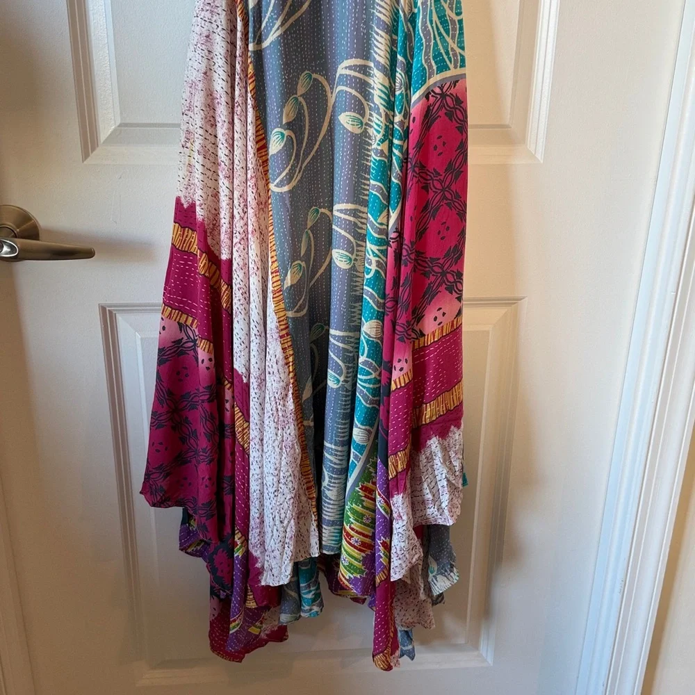 PLENTY BY TRACY REESE Anthropologie Kantha Patchwork Dress Size Medium - Picture 5 of 16